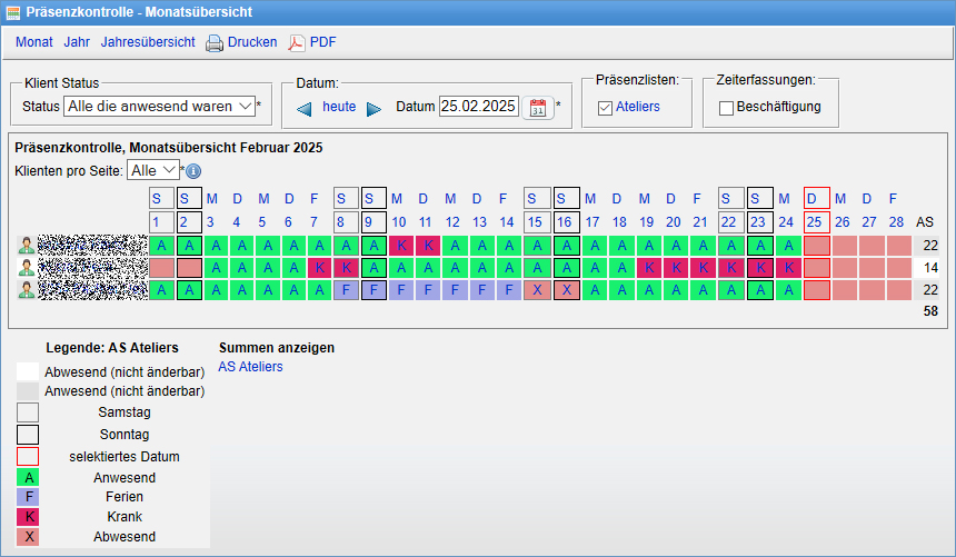 Funktionalität - Redline Software